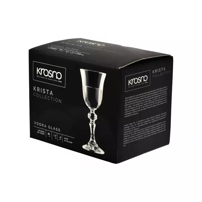 Kieliszki do wódki Krosno Krista 60ml opakowanie